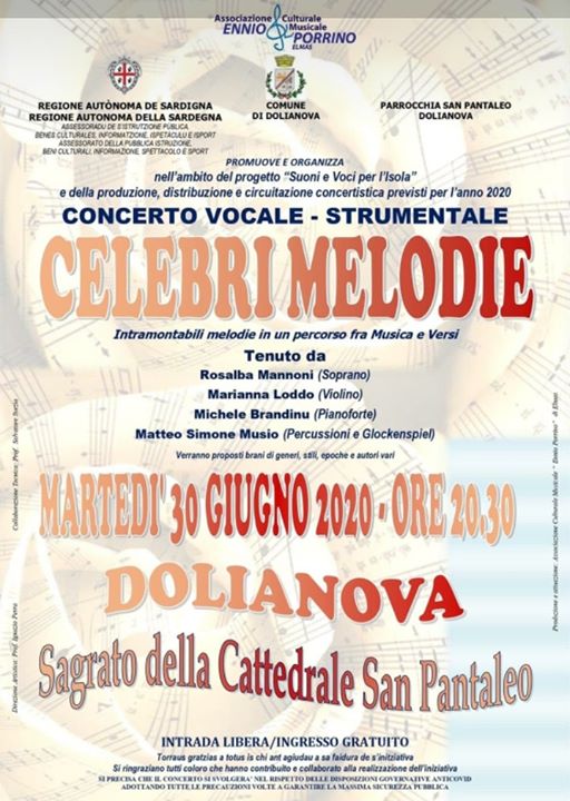 Concerto VOCALE - STRUMENTALE “Celebri Melodie"