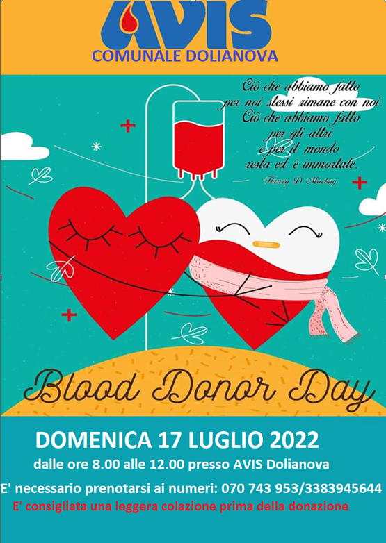 Avis Dolianova: donazioni sangue