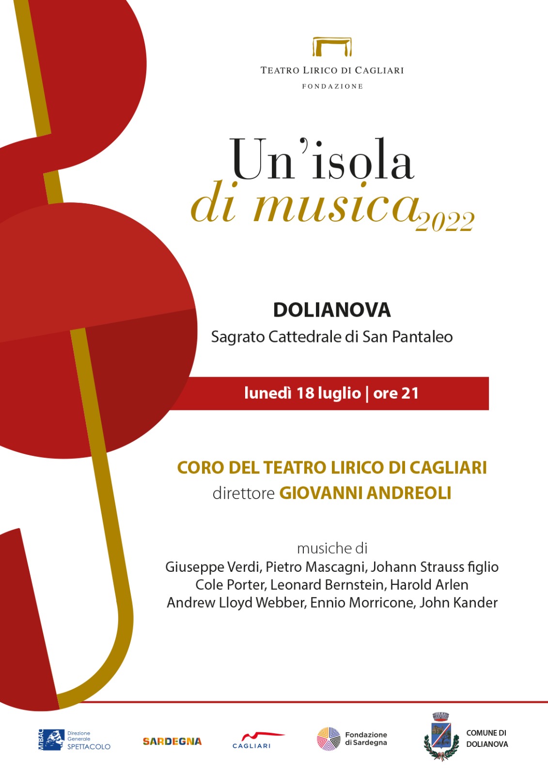Un'isola di musica 2022 - concerti del coro e dell'orchestra del Teatro Lirico di Cagliari